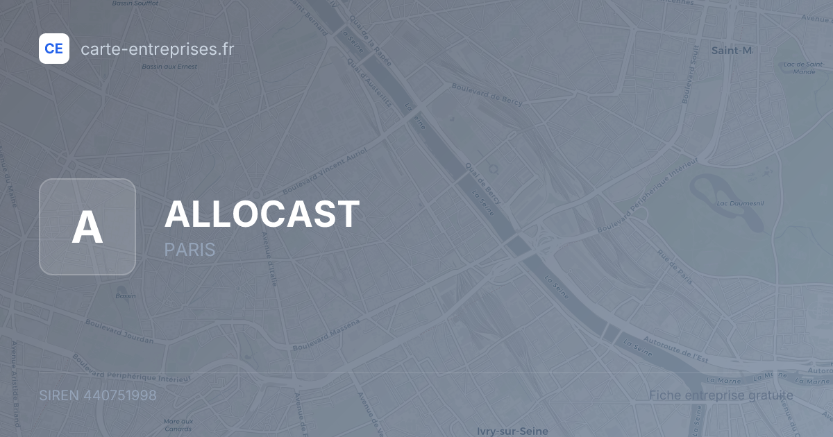 ALLOCAST — 440751998 — fiche entreprise