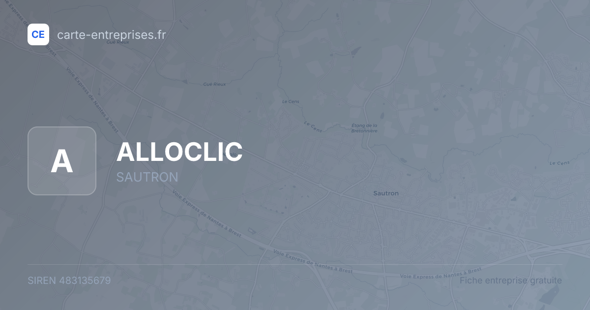 ALLOCLIC — 483135679 — fiche entreprise