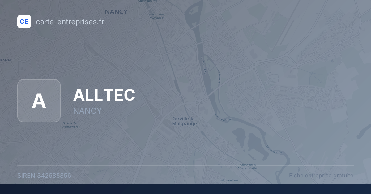 ALLTEC — 342685856 — fiche entreprise