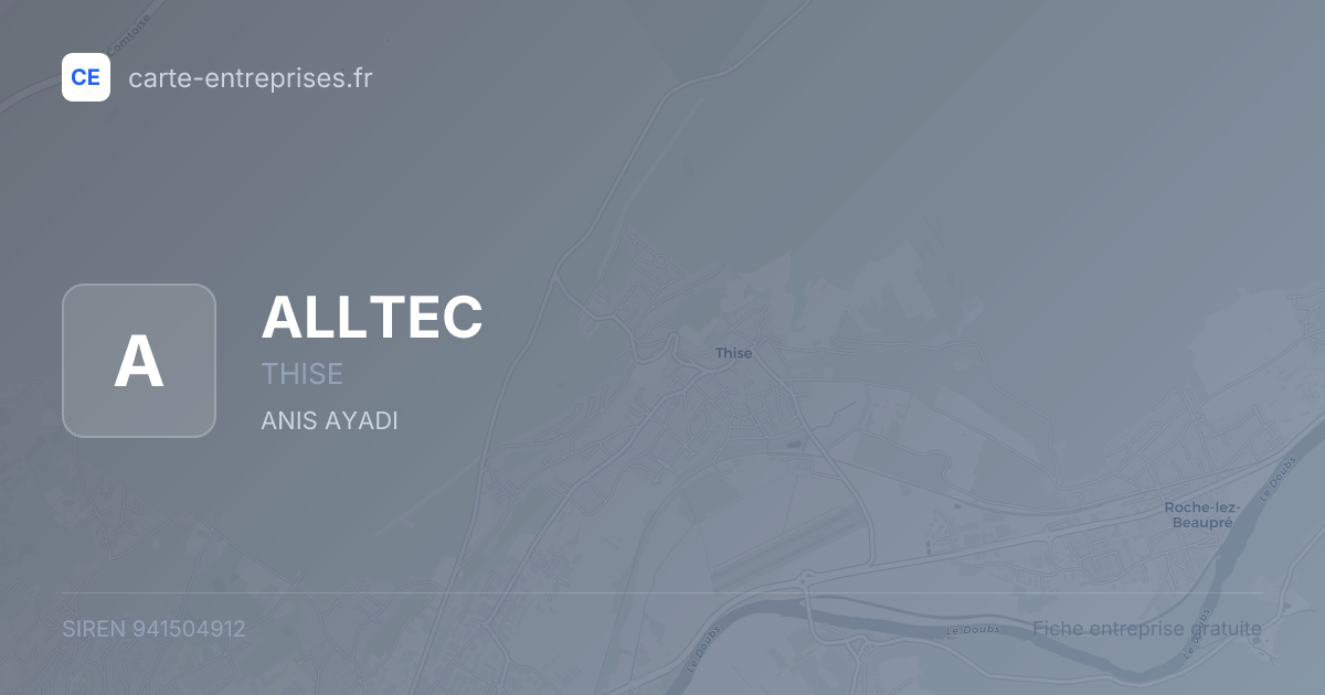 ALLTEC — 941504912 — fiche entreprise