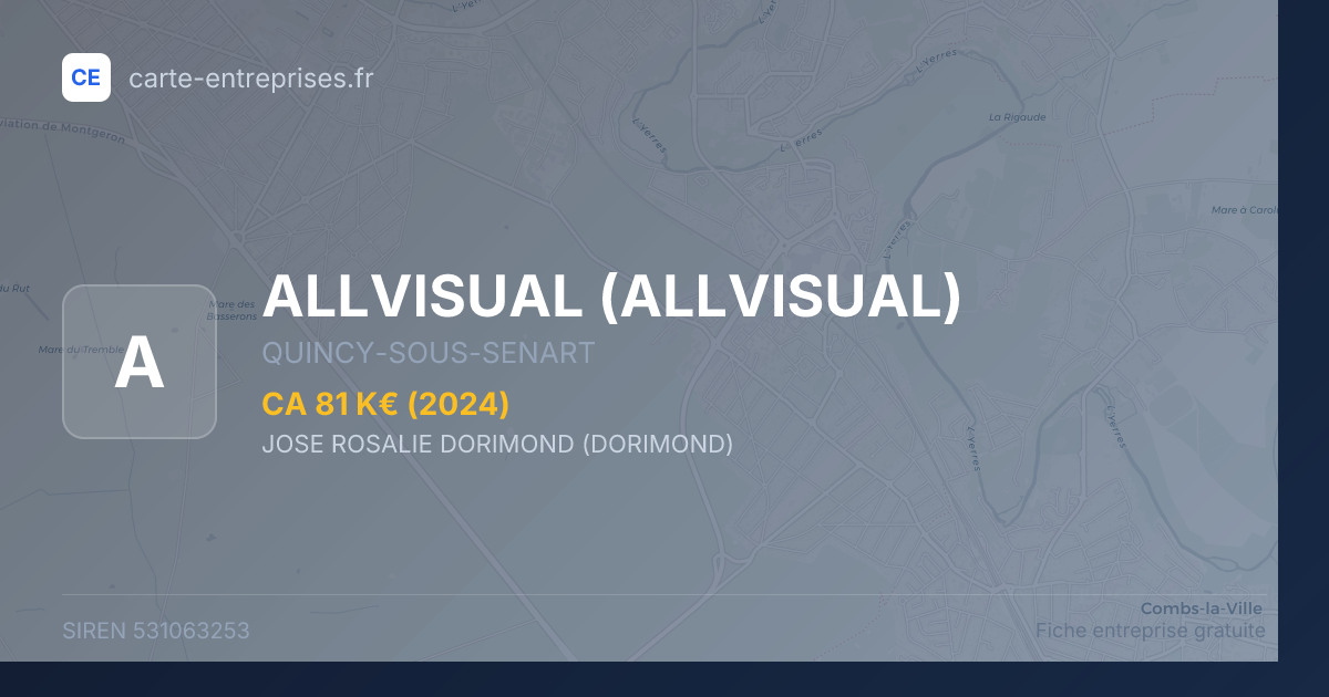 ALLVISUAL — 531063253 — fiche entreprise