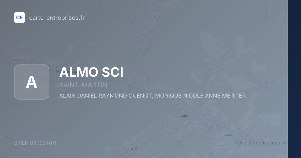 ALMO SCI — 890024011 — fiche entreprise