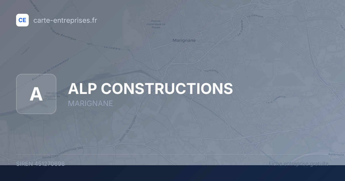 ALP CONSTRUCTIONS — 451270698 — fiche entreprise