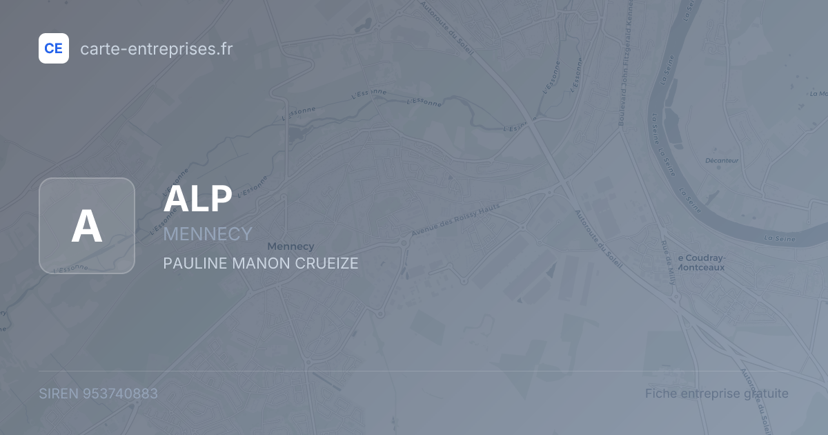 ALP — 953740883 — fiche entreprise
