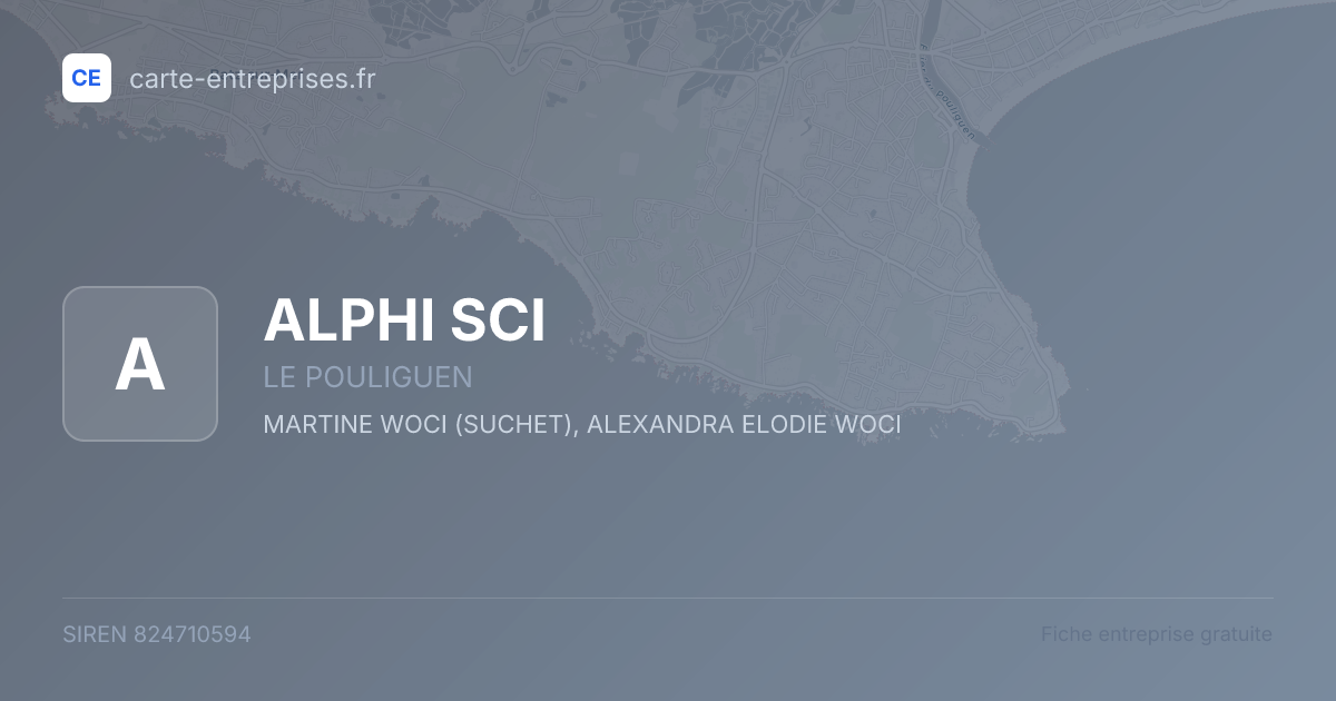 ALPHI SCI — 824710594 — fiche entreprise