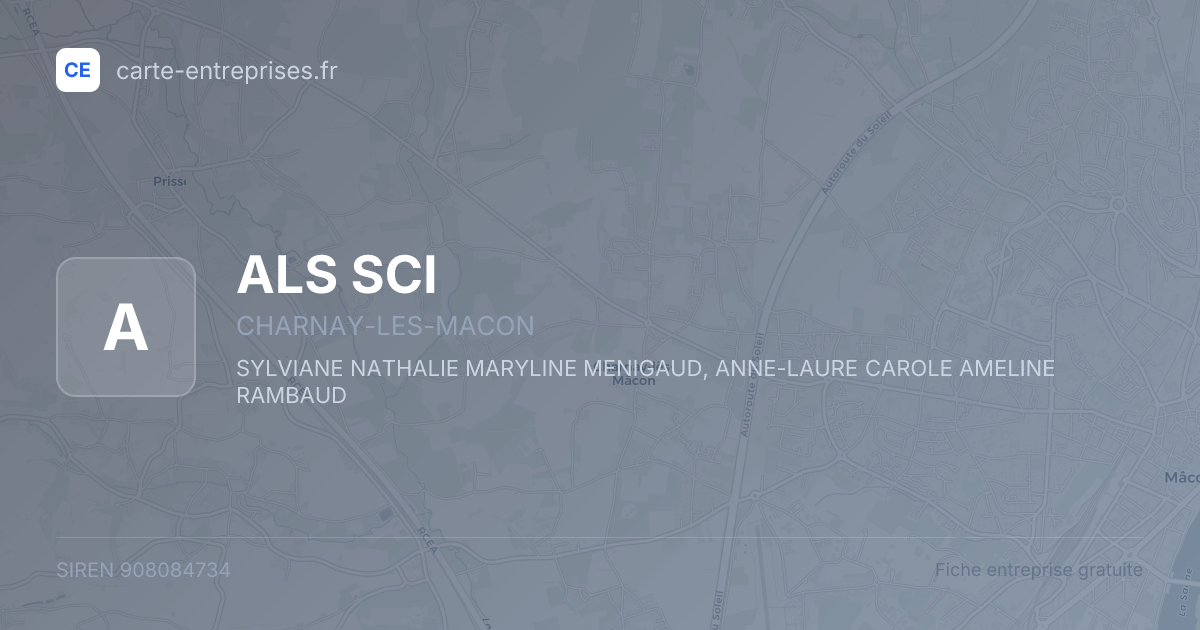 ALS SCI — 908084734 — fiche entreprise