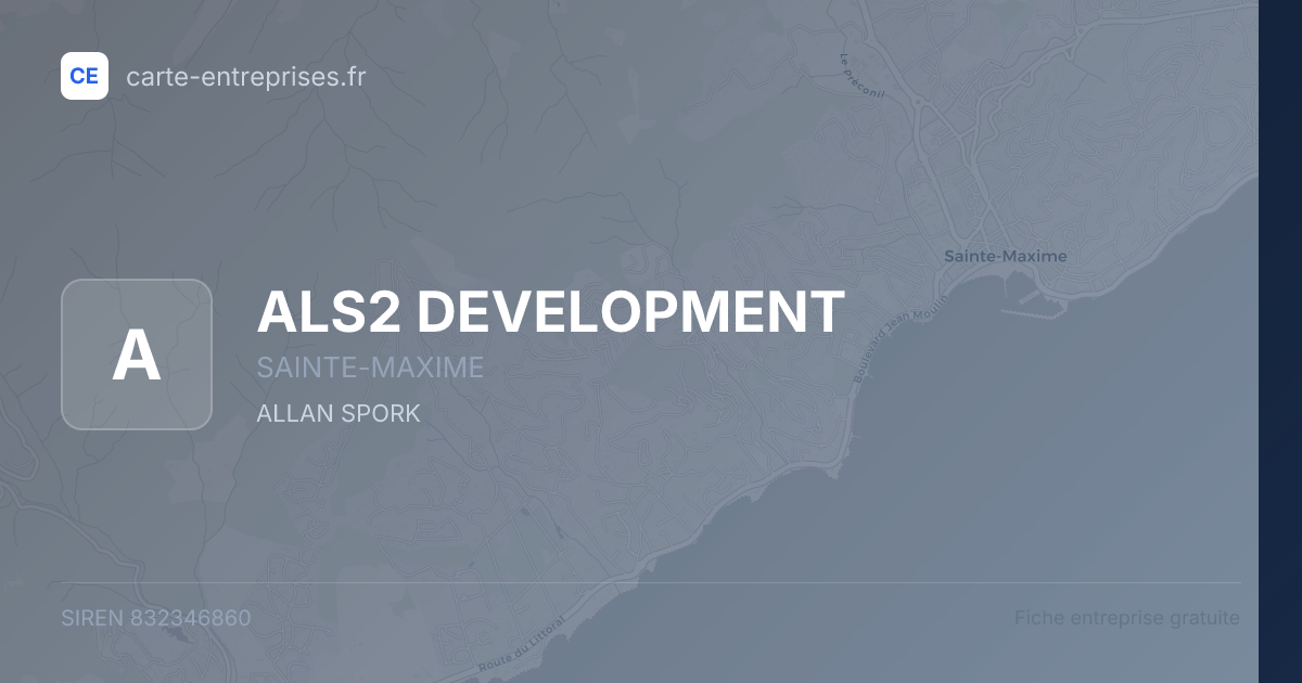 ALS2 DEVELOPMENT — 832346860 — fiche entreprise