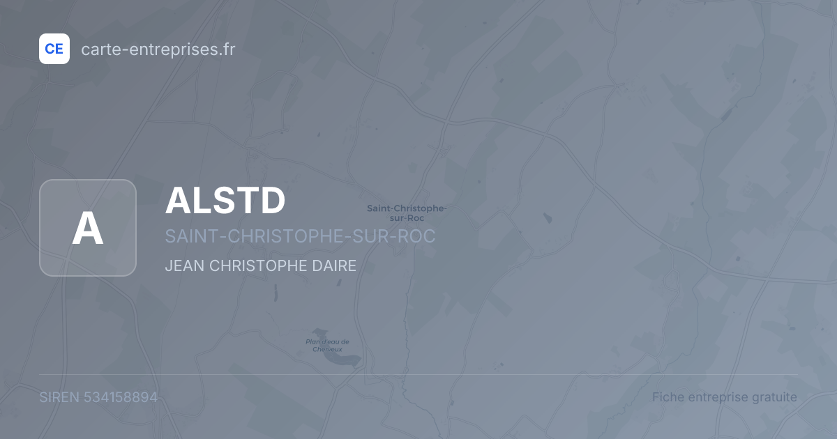 ALSTD — 534158894 — fiche entreprise