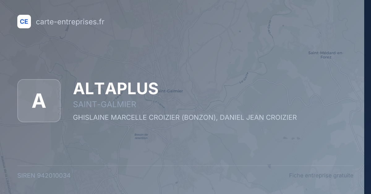 ALTAPLUS — 942010034 — fiche entreprise