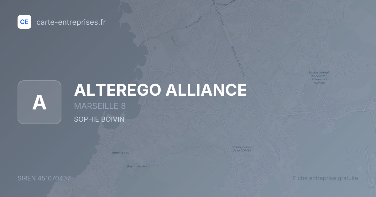 ALTEREGO ALLIANCE — 451070437 — fiche entreprise