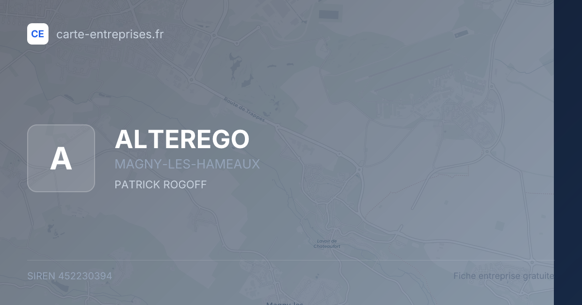 ALTEREGO — 452230394 — fiche entreprise