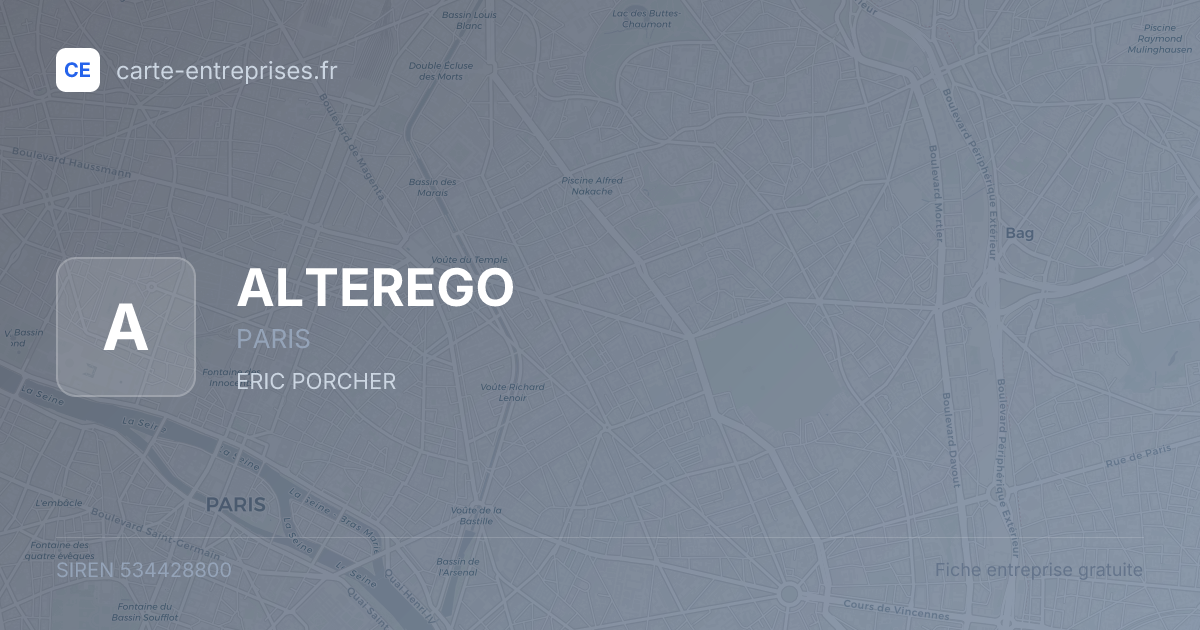 ALTEREGO — 534428800 — fiche entreprise