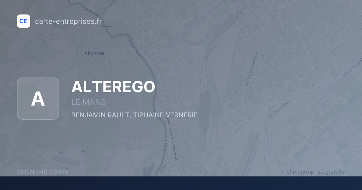ALTEREGO — 949199665 — fiche entreprise