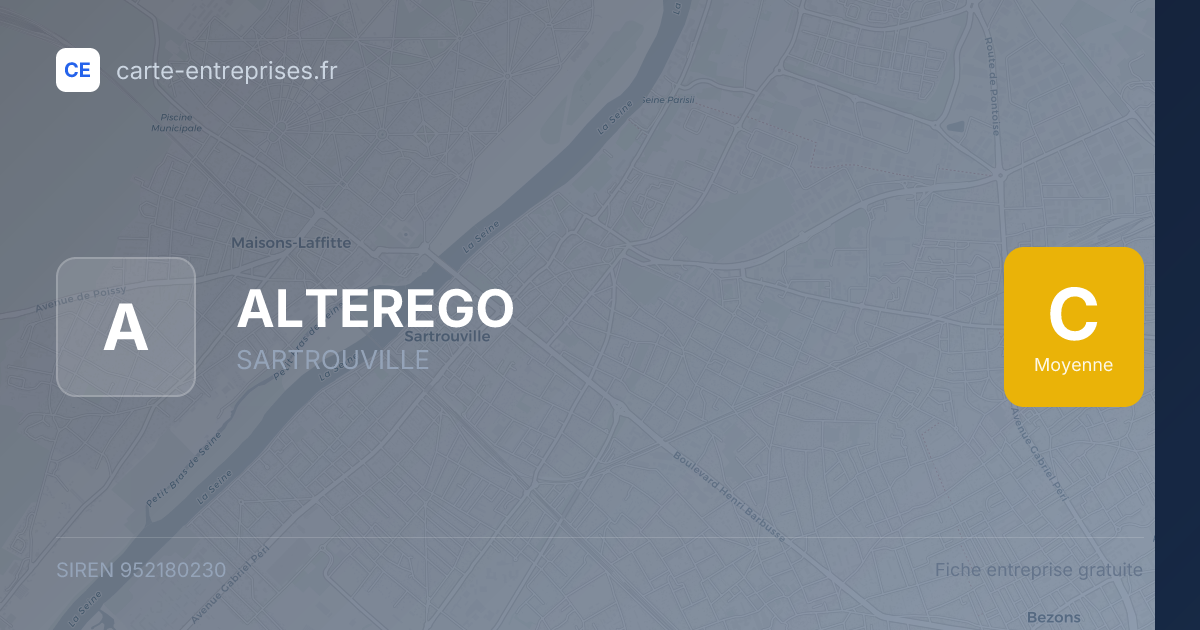 ALTEREGO — 952180230 — fiche entreprise