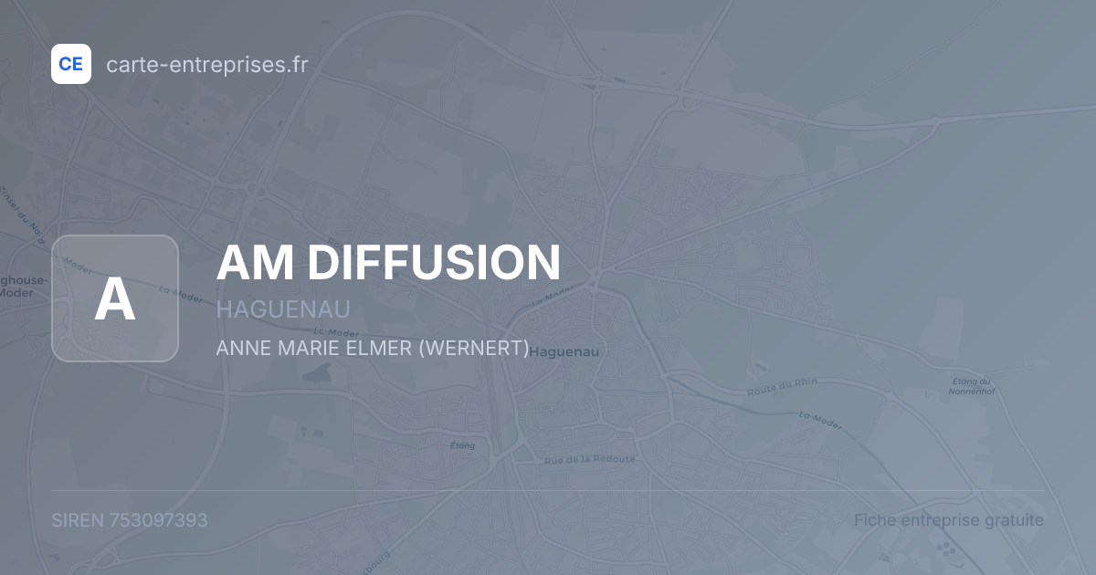 AM DIFFUSION — 753097393 — fiche entreprise