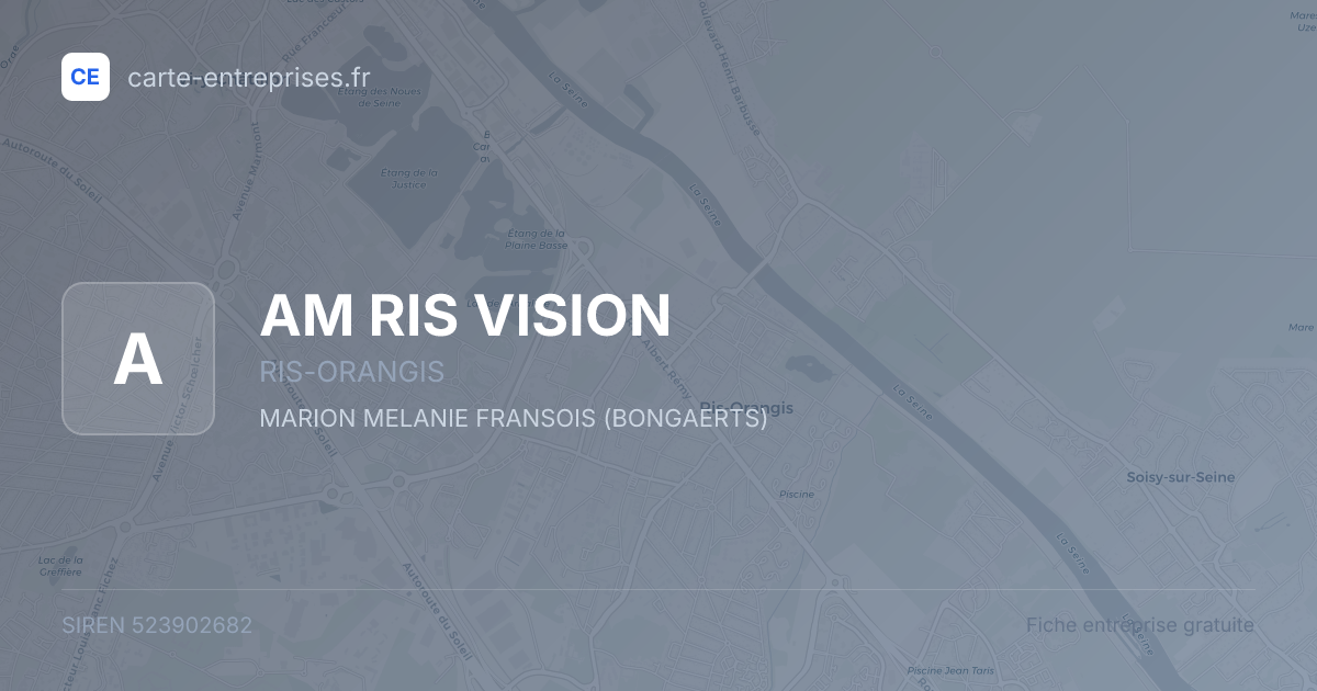 AM RIS VISION — 523902682 — fiche entreprise