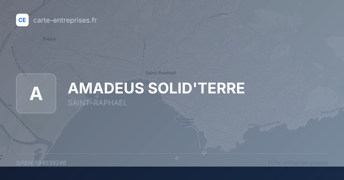 AMADEUS SOLID'TERRE — 894539246 — fiche entreprise