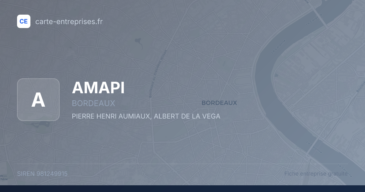 AMAPI — 981249915 — fiche entreprise