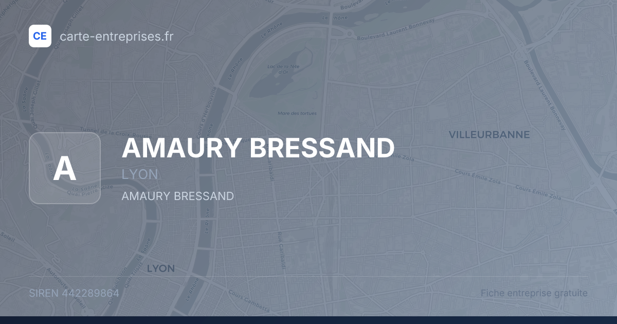 AMAURY BRESSAND — 442289864 — fiche entreprise