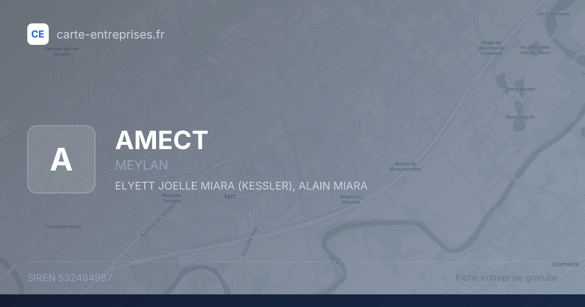 AMECT — 532484987 — fiche entreprise