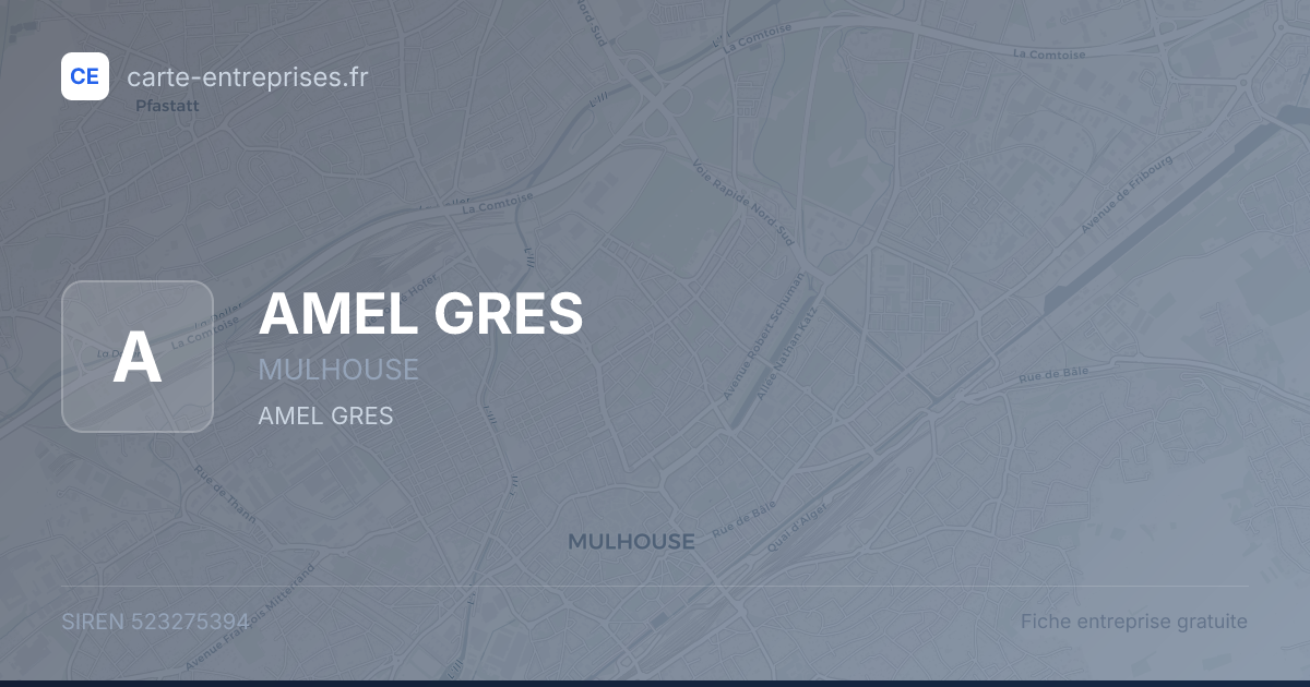 AMEL GRES — 523275394 — fiche entreprise
