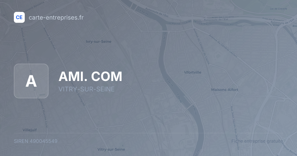AMI. COM — 490045549 — fiche entreprise
