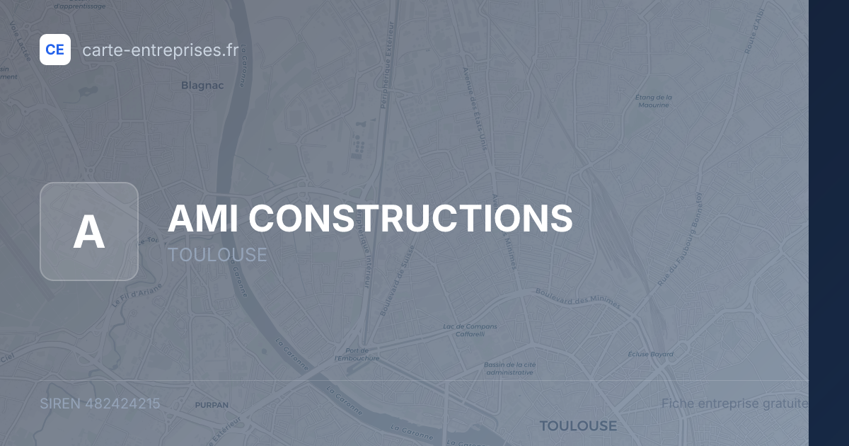 AMI CONSTRUCTIONS — 482424215 — fiche entreprise
