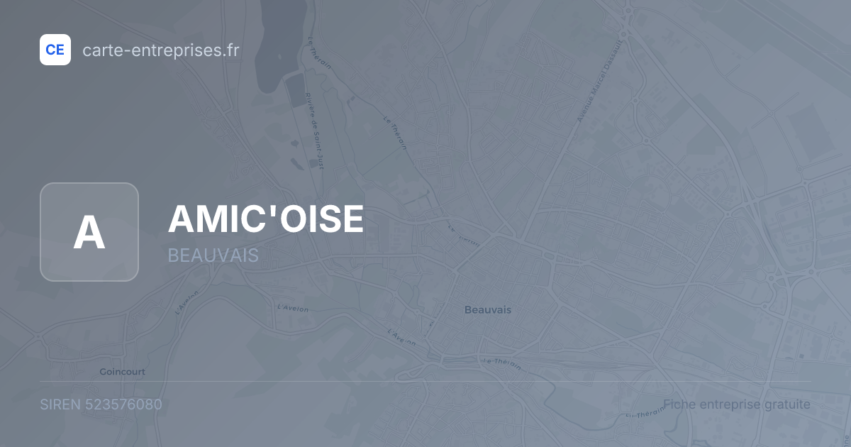 AMIC'OISE — 523576080 — fiche entreprise