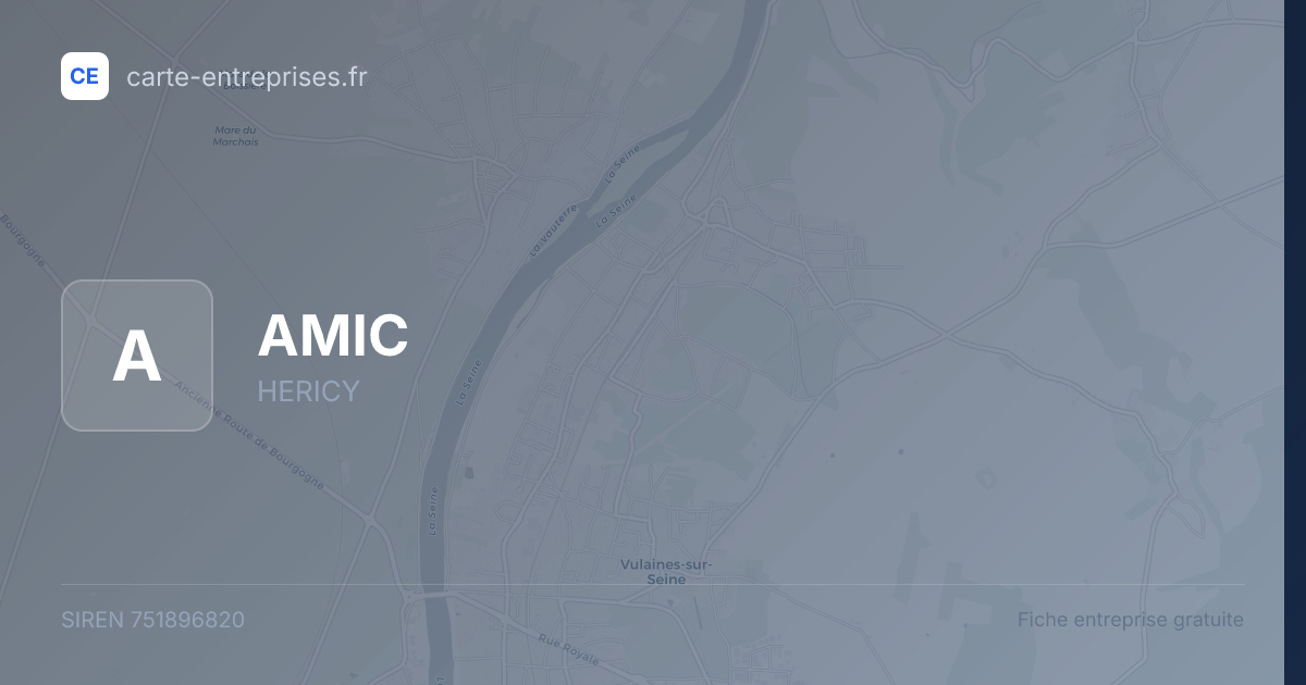 AMIC — 751896820 — fiche entreprise