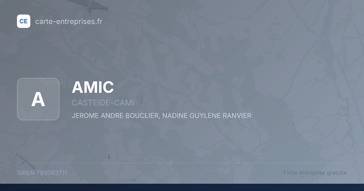 AMIC — 799093711 — fiche entreprise