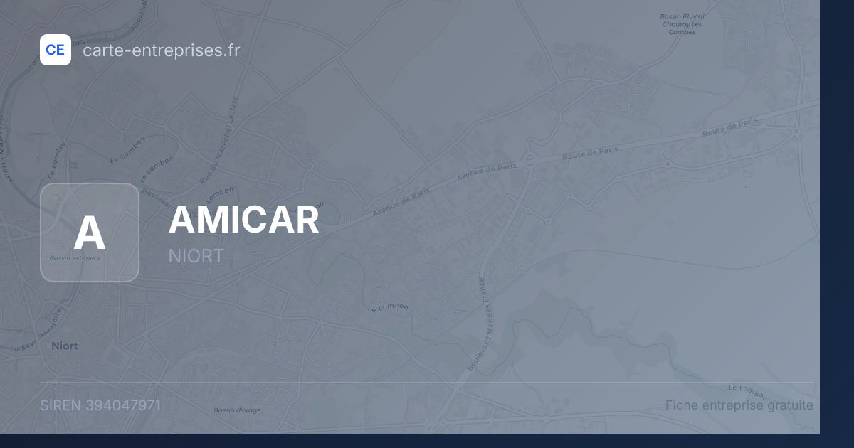 AMICAR — 394047971 — fiche entreprise