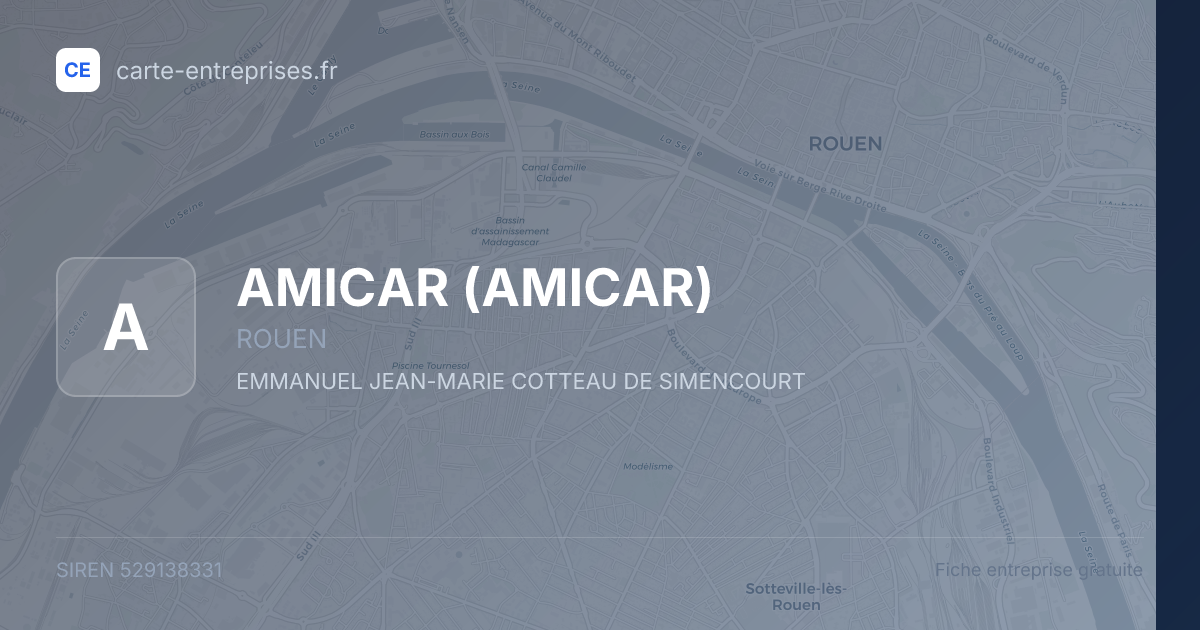 AMICAR — 529138331 — fiche entreprise