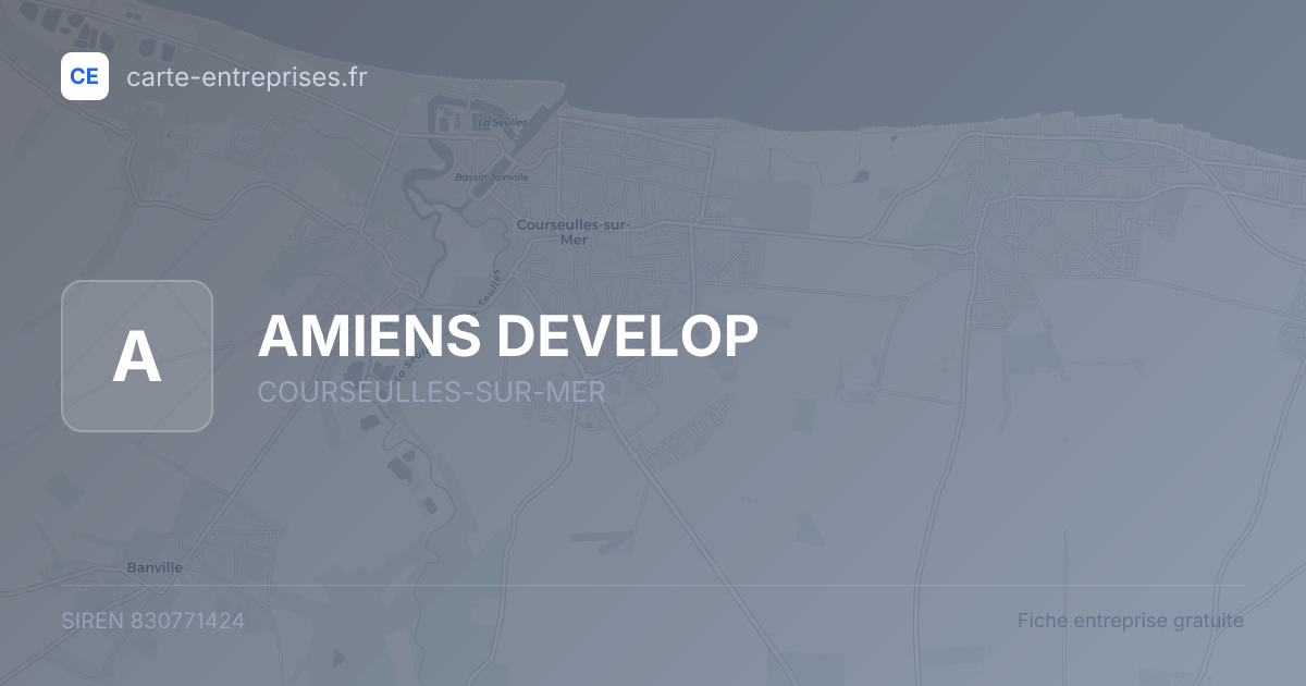 AMIENS DEVELOP — 830771424 — fiche entreprise
