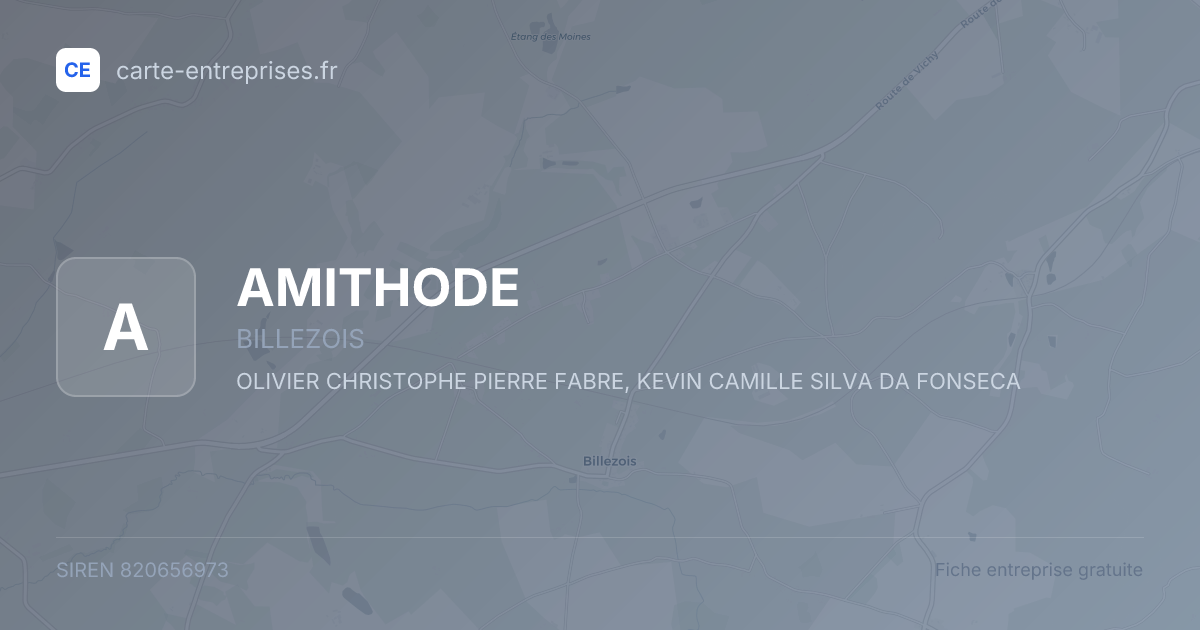 AMITHODE — 820656973 — fiche entreprise