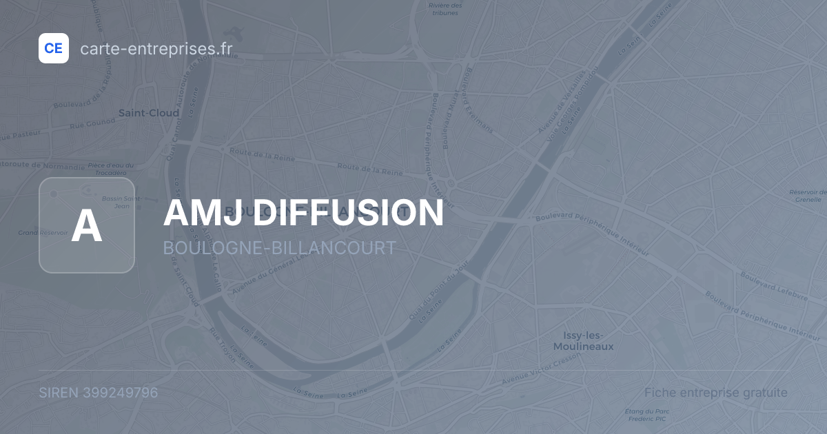 AMJ DIFFUSION — 399249796 — fiche entreprise