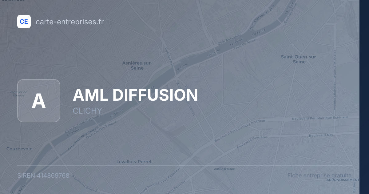 AML DIFFUSION — 414869768 — fiche entreprise