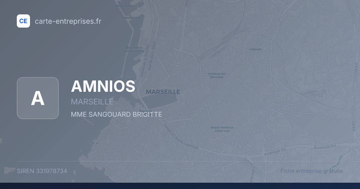 AMNIOS — 331978734 — fiche entreprise