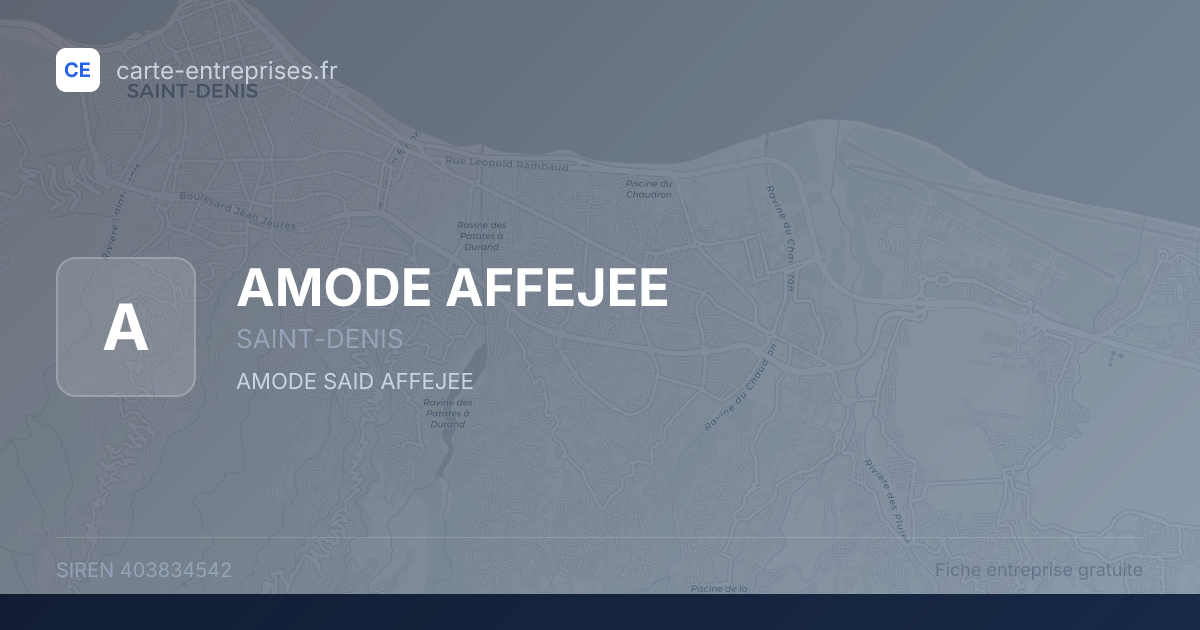 AMODE AFFEJEE — 403834542 — fiche entreprise