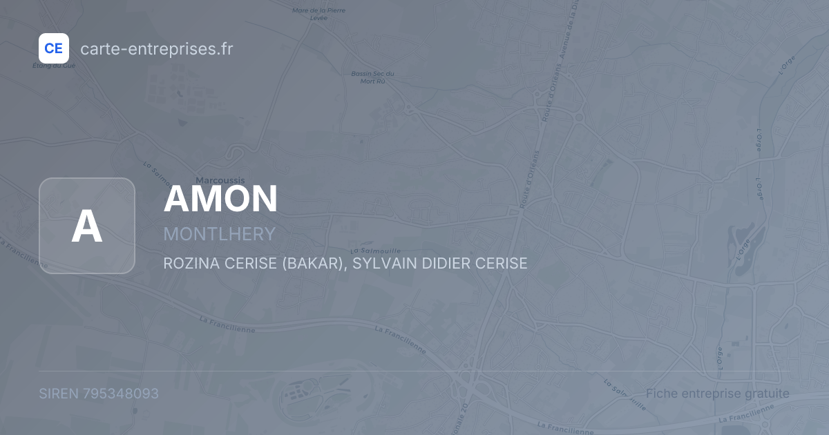 AMON — 795348093 — fiche entreprise