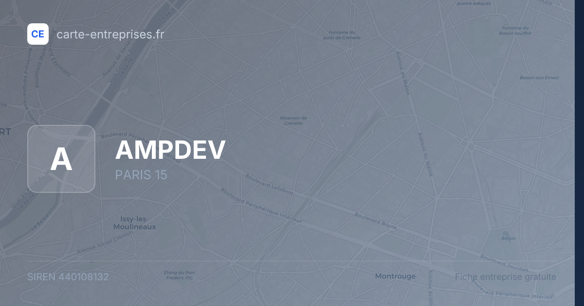 AMPDEV — 440108132 — fiche entreprise