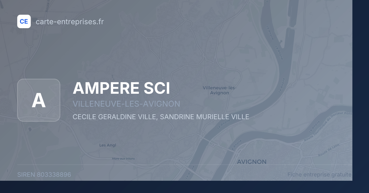 AMPERE SCI — 803338896 — fiche entreprise