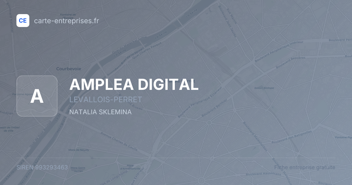AMPLEA DIGITAL — 993293463 — fiche entreprise