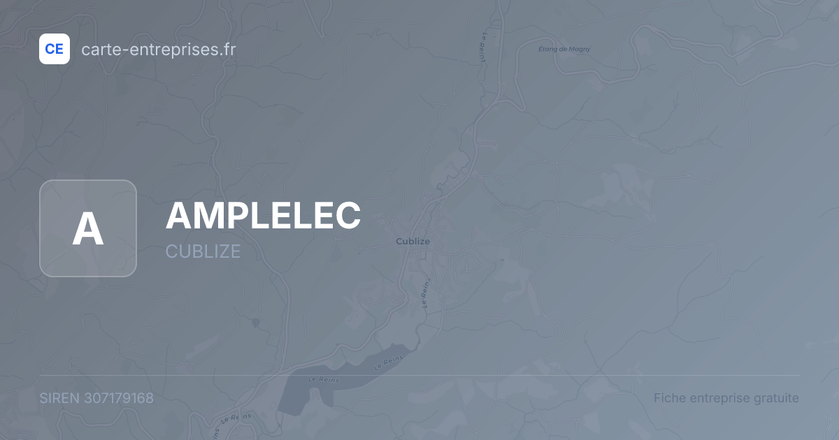 AMPLELEC — 307179168 — fiche entreprise