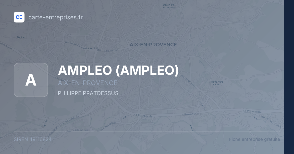 AMPLEO — 491168241 — fiche entreprise