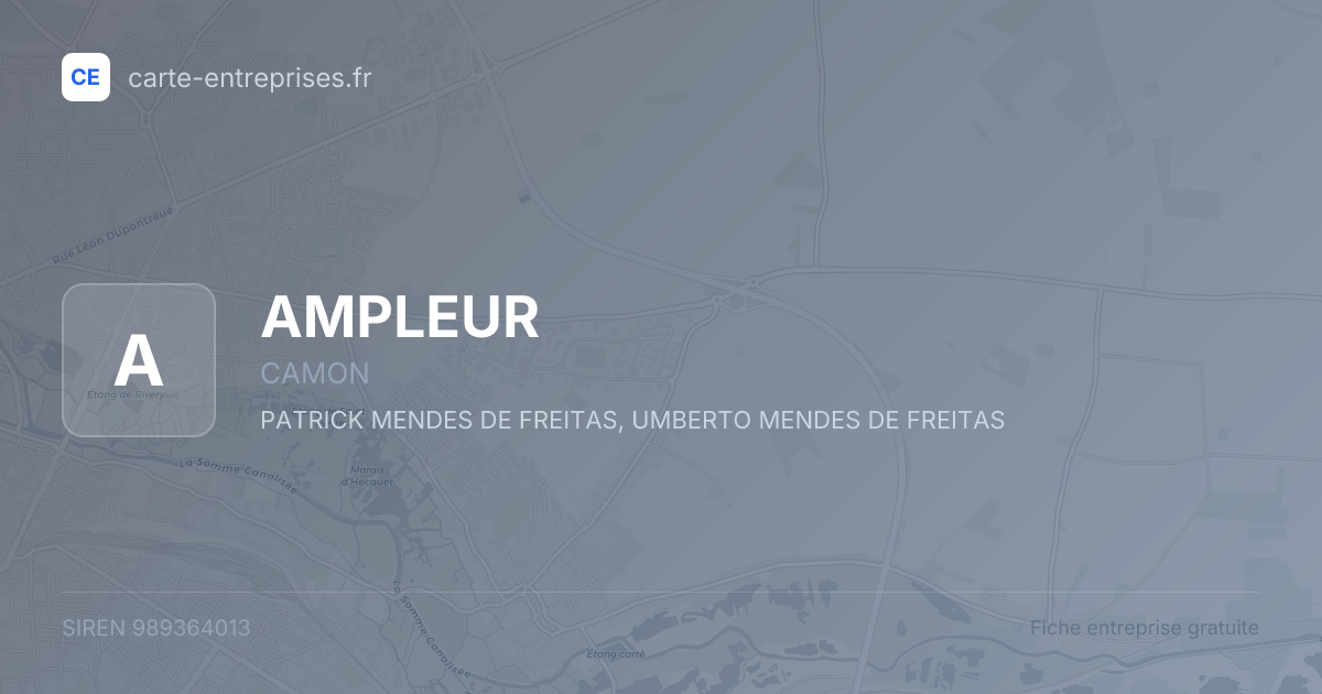 AMPLEUR — 989364013 — fiche entreprise
