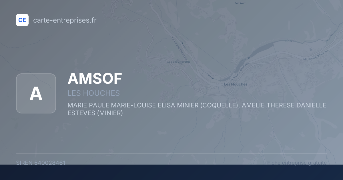 AMSOF — 540028461 — fiche entreprise