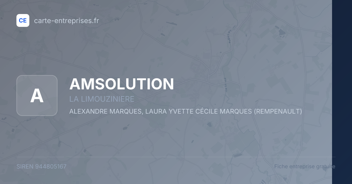 AMSOLUTION — 944805167 — fiche entreprise