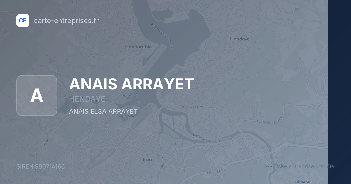 ANAIS ARRAYET — 980714166 — fiche entreprise