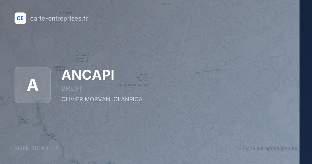 ANCAPI — 511084642 — fiche entreprise