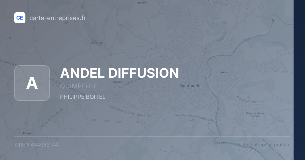 ANDEL DIFFUSION — 484082144 — fiche entreprise
